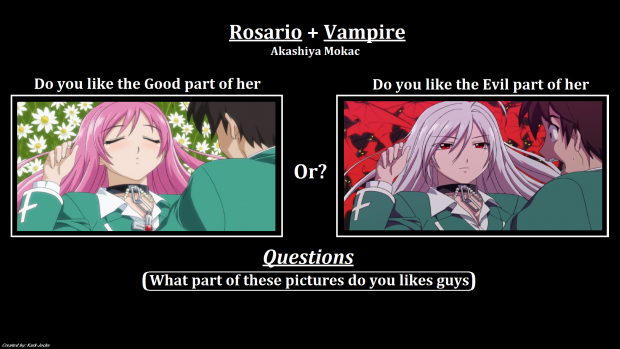 Rosario + Vampire / questions