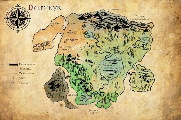 Delphynir Map