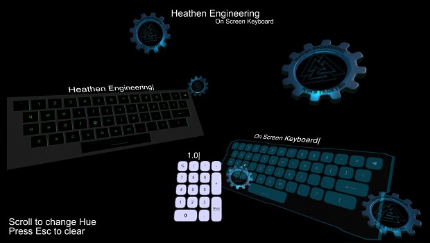 Heathen Engineering's On Screen Keyboard