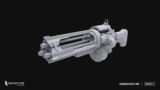 Midair - Chaingun and Grenade Launcher
