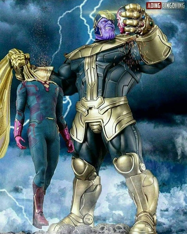 Thanos killing Vision