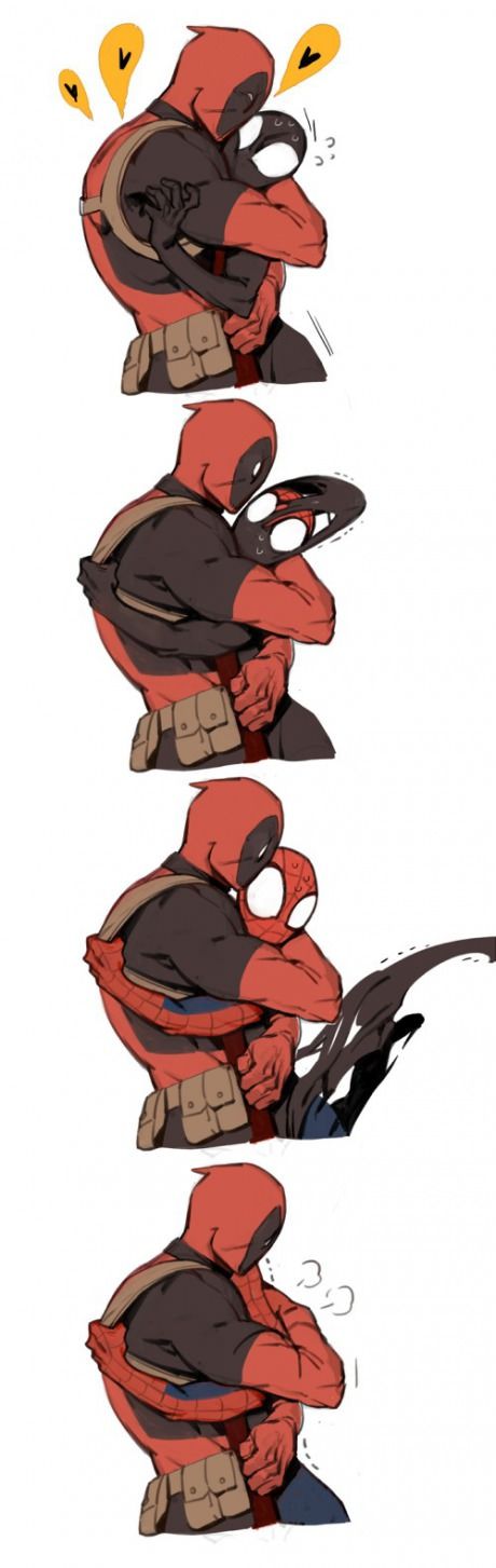 Deadpool hug