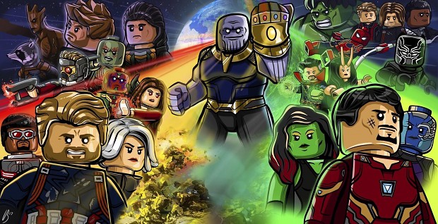 Lego Avengers Infinity War Poster