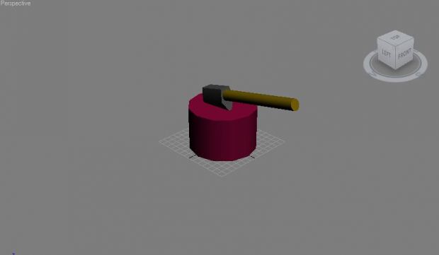Tree Chop with Axe(Low Poly)