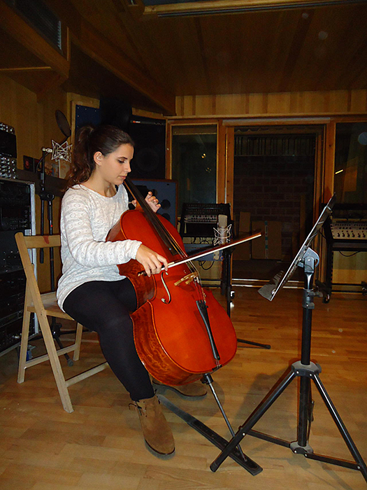 In the recording studio