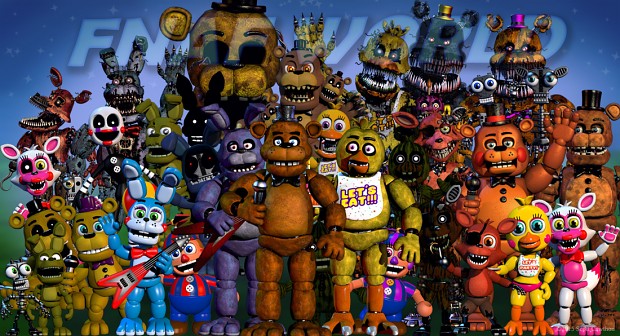 Five Nights at Freddy's Theories — FNaF World Update: Scott Cawthon is a  Playable