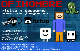 Ofihombre visiting card