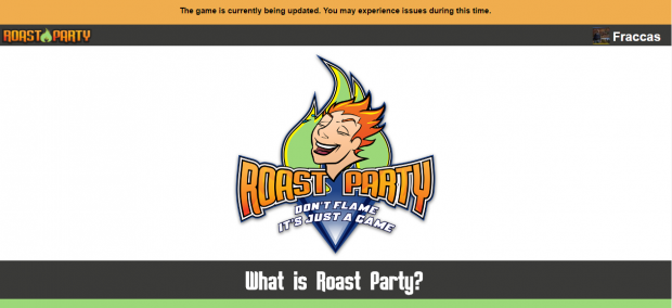 Roast Party Website