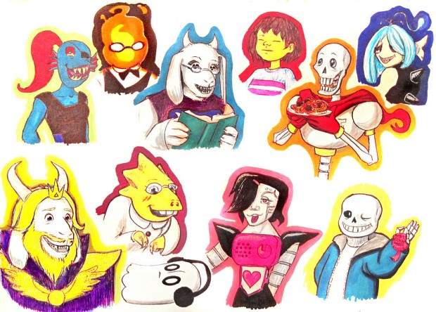 UNDERTALE Cast by hollyros