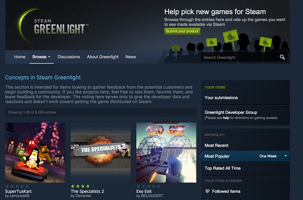 3rd Postion On Steam Greenlight Concepts