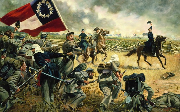 american civil war art painting  1