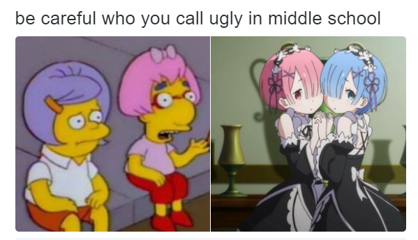 be careful who you call ugly in middle school