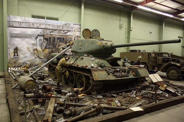 T34-85 exhibition in new American tank Museum