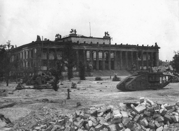 Mk-I tanks in battle of Berlin.