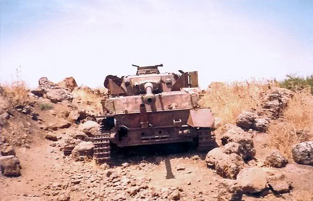 Remains of Syrian Panzer IV's