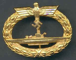 WW2 German Kriegsmarine Submarine warfare badge
