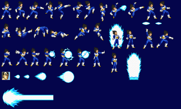 just some sprites image - International Dragonball z Fans - Indie DB