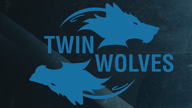 Twin Wolves   Wallpaper 1