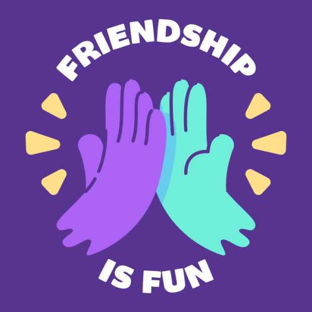 Friendship is Fun (Square Logo)