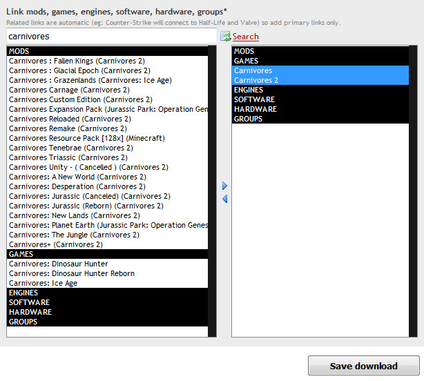 moddb multiple profiles