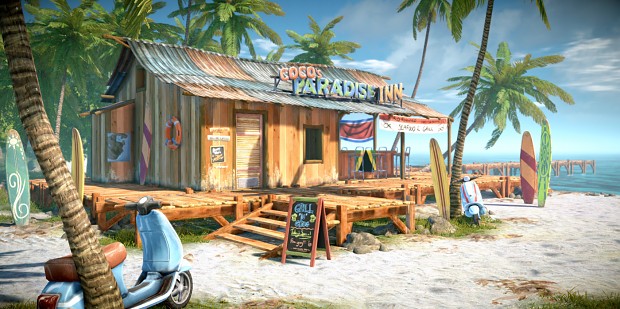 Beach bar - by PogoP