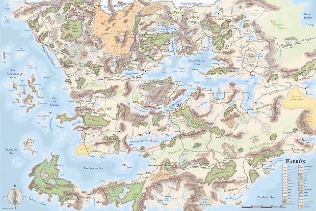 150dpi Forgotten Realms map (HQ)