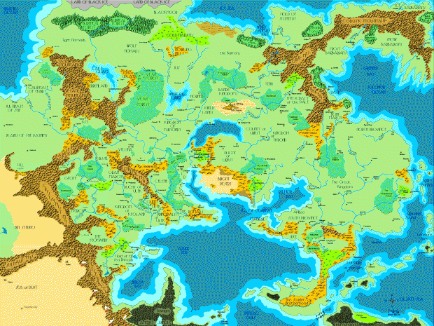Modified Greyhawk map