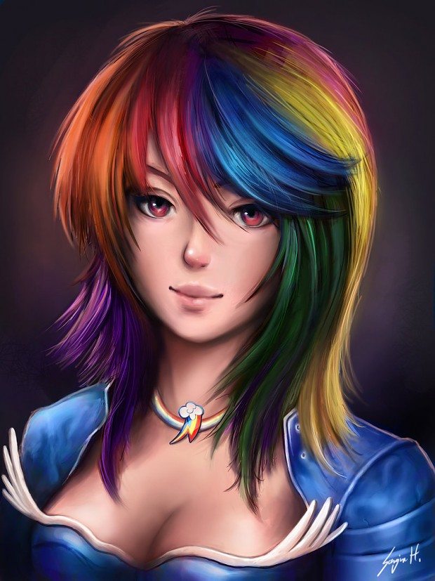 Rainbow Dash human image - Bronies of Moddb™ - Indie DB