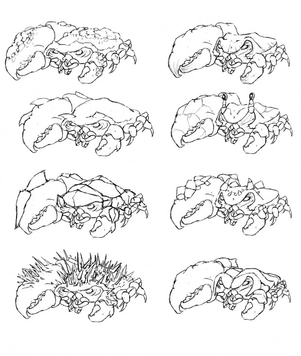 Crabs Sketches