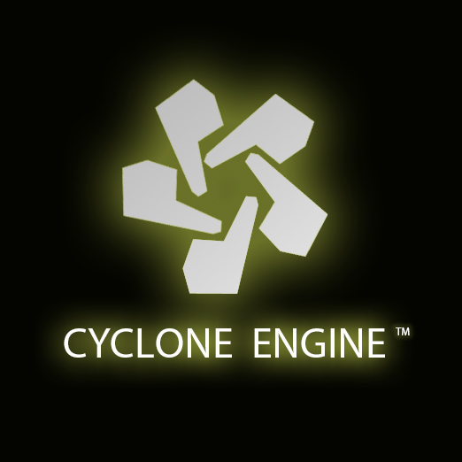 Cyclone Game Engine Logo Glow Design