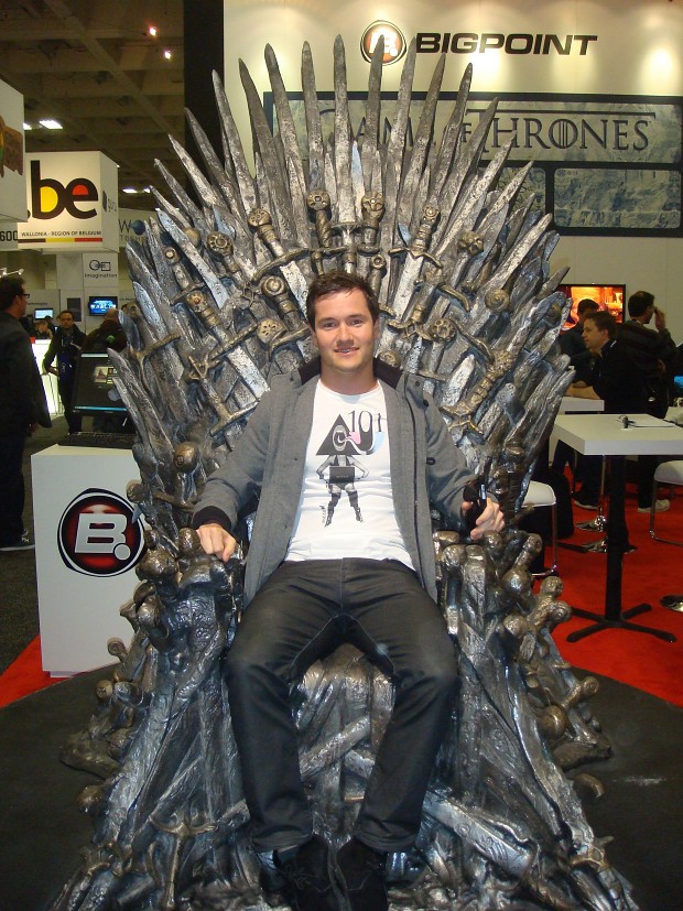 I've claimed the iron throne @ GDC 2012