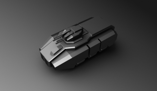XF GDI Hover APC LowPoly