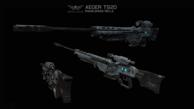 ULA Aeger TS20 Marksman Rifle