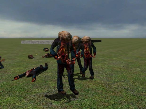 All models are tried in GMOD,Beta zombie.