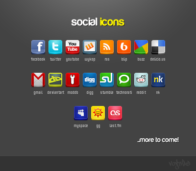 Social Icons (ModDB included)