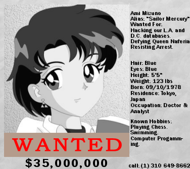 Random NR In-Game Art #10 - Ami Wanted Poster