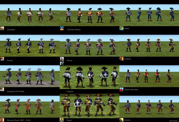 Empire Earth: New Skins for Musketeers