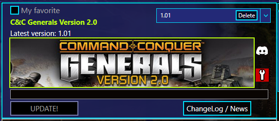 C&C Generals Version 2.0 on GenLauncher