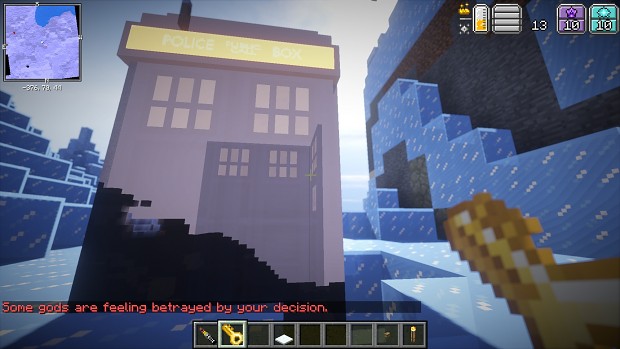 MC 1.7.10 - Dalek mod, TARDIS materialize