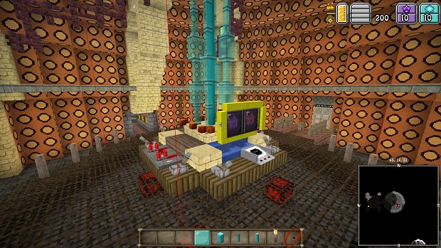 MC 1.7.10 - Dalek mod, TARDIS console