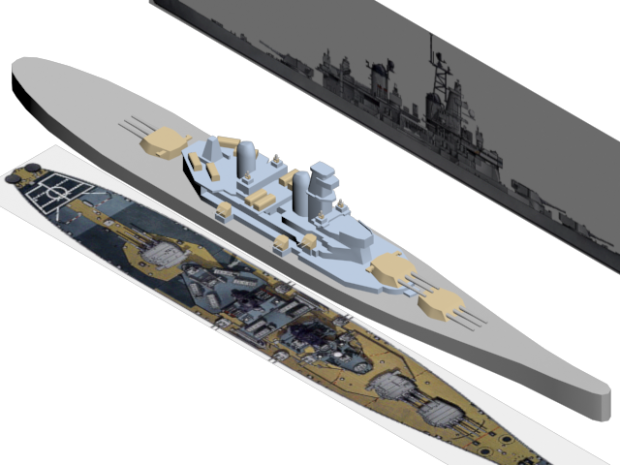 Iowa class Battleship WIP