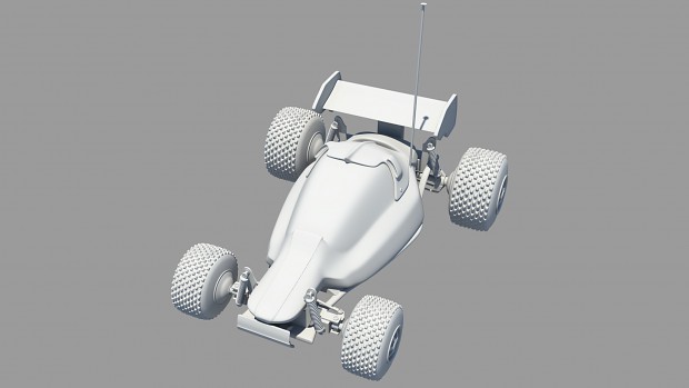 [Maya] RC Car Model