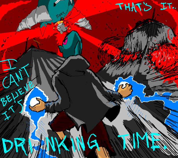 MSPAINT-ITS DRINKING TIME