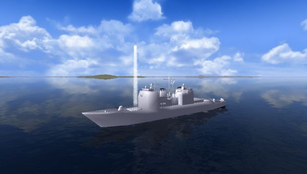Aegis Ship Firing Standard Missile 3