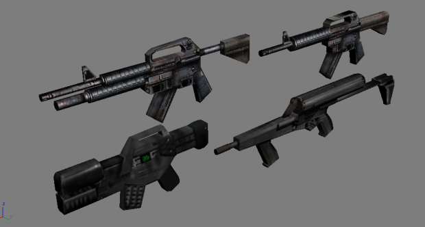 Infantry weapon models (Tiberian Dawn)