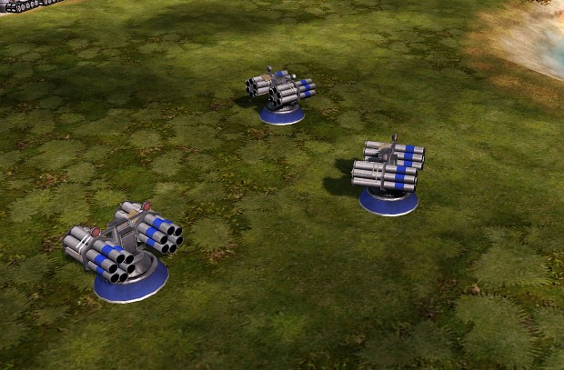 Patriot missile system in game