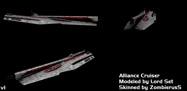 Alliance Cruiser Before and After