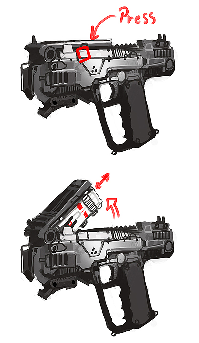 Plasma pistol concept