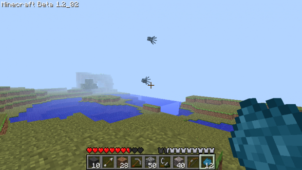 Minecraft flying squids