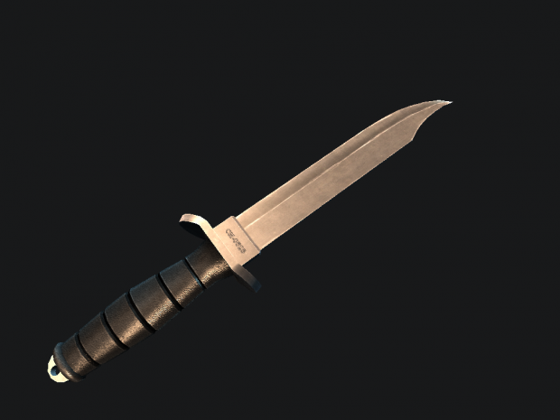 Knife textured